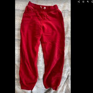 Hanna Andersson Red Jogger Sweatpants 130 cm Size 8